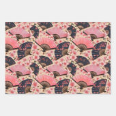 千代上友禅和紙スタイル柄 ラッピングペーパーシート (正面3)