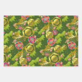 千代上友禅和紙スタイル柄 ラッピングペーパーシート (正面2)