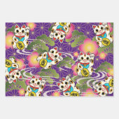 千代上友禅和紙スタイル柄 ラッピングペーパーシート (正面3)