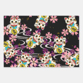 千代上友禅和紙スタイル柄 ラッピングペーパーシート (正面)