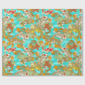 千代上友禅和紙風紙 ラッピングペーパー (フラット)