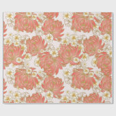 千代紙友禅スタイル柄包み紙 ラッピングペーパー (フラット)