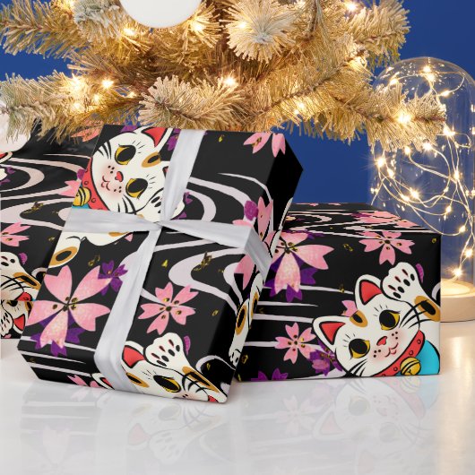 千代紙友禅スタイル柄包み紙 ラッピングペーパー (クリスマス)