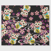 千代紙友禅スタイル柄包み紙 ラッピングペーパー (フラット)