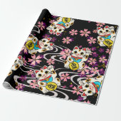 千代紙友禅スタイル柄包み紙 ラッピングペーパー (アンロールド)