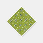 千代紙日本の米紙シームレス模様 スタンダードカクテルナプキン (角)