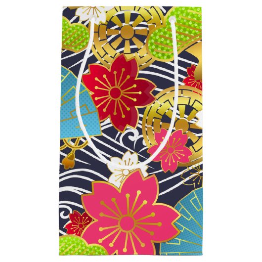 千代紙流抱き枕 スモールペーパーバッグ (正面)