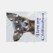 千寿亜 フリースブランケット (正面(横))