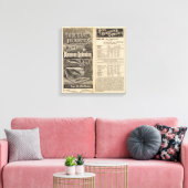 千島への鉄道路線 キャンバスプリント (インサイチュ (リビング))