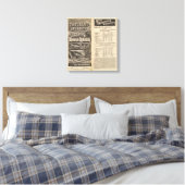 千島への鉄道路線 キャンバスプリント (インサイチュ (寝室))