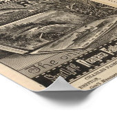 千島への鉄道路線 ポスター (角)