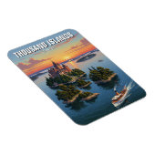 千島オンタリオ諸島カナダ マグネット (右側)