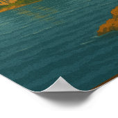 千島国立公園 ポスター (角)