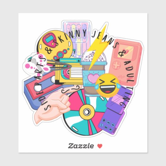 千年の事物 シール (シート)