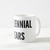 千年の破損のおもしろいなクリスマスのマグ コーヒーマグカップ (正面右)