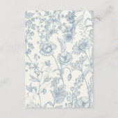 千年紀および囲エレガントいカード エンクロージャーカード (裏面)