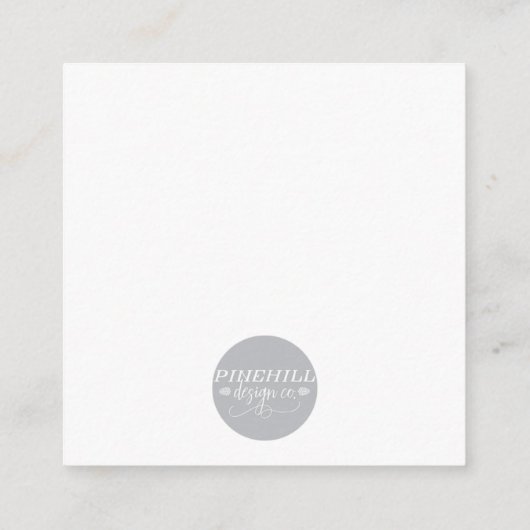 千年紀の千年紀の牡丹エンクロージャカード エンクロージャーカード (裏面)