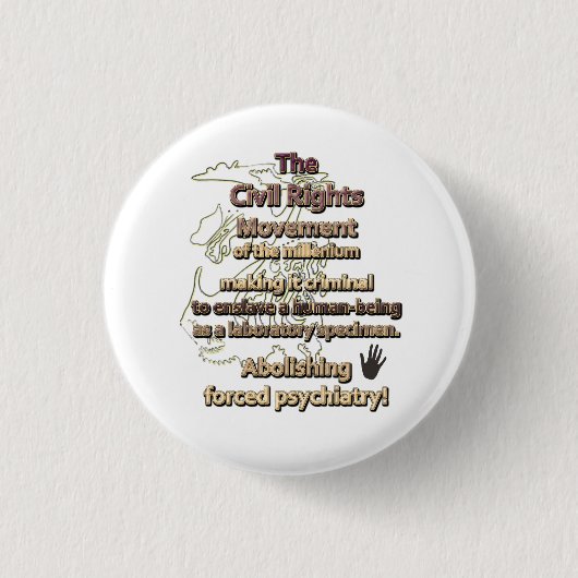 千年間の人権の動き 缶バッジ (正面)