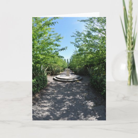 「千年間歩行」のNotecard カード (正面)