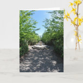 「千年間歩行」のNotecard カード (黄色い花)