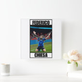 千恵沙 スクエア壁時計 (ホーム)