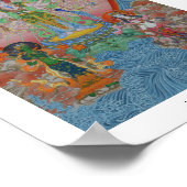 千手観音菩薩像ポスター ポスター (角)