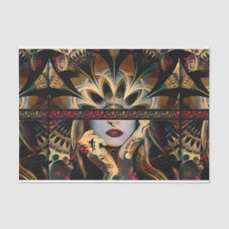 千本の剣の女神（砂漠の部族のフラクタル） 薄葉紙