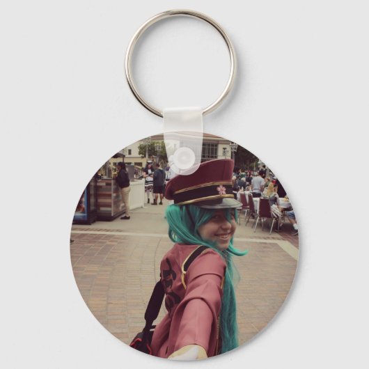 千本桜初音ミク キーホルダー (正面)