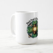 千枚通しランプクローバTシャツ | “Pinch-Proof' コーヒーマグカップ (正面左)