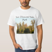 千秋公園の救林と生息地 Tシャツ (正面)