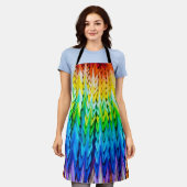 千羽鶴又は千羽鶴 エプロン (着用した状態)