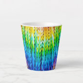 千羽鶴又は千羽鶴 カフェラテマグ (正面)