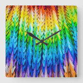 千羽鶴又は千羽鶴 スクエア壁時計 (正面)