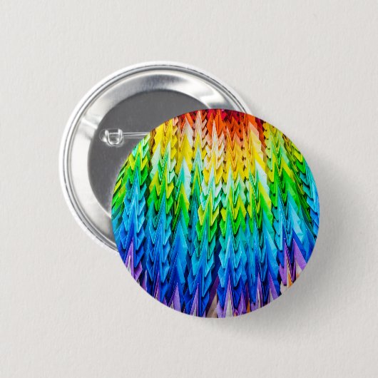 千羽鶴又は千羽鶴 缶バッジ (正面&裏面)