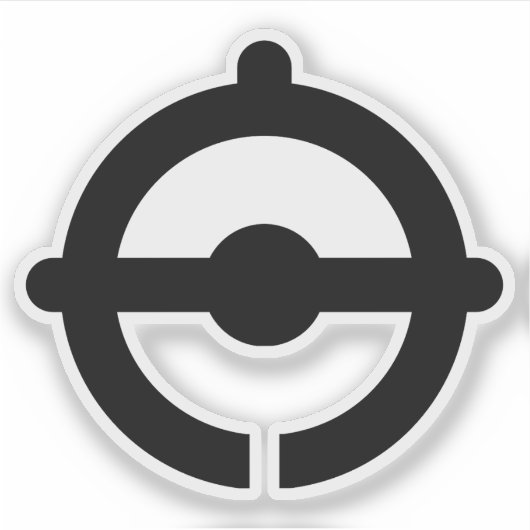 千葉県船橋市エンブレム シール (正面)