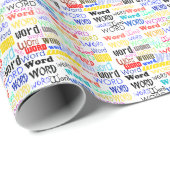 千語 – 1000語 ラッピングペーパー (ロールコーナー)