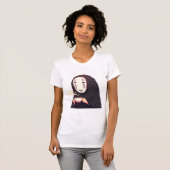 千遠くに尋 – 仮面アニメ喫茶 Tシャツ (正面フル)