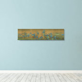 千里の川と山 キャンバスプリント (インサイチュ (ウッドフロア))