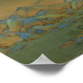 千里の川と山 ポスター (角)