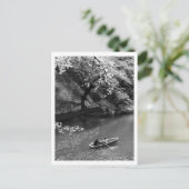 千鳥ヶ淵でのボート遊び：日本、東京 ポストカード (スタンド正面)