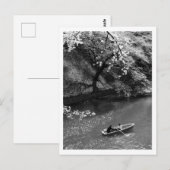 千鳥ヶ淵でのボート遊び：日本、東京 ポストカード (正面/裏面)