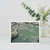 千鳥ヶ淵の舟遊び：東京 ポストカード (スタンド正面)