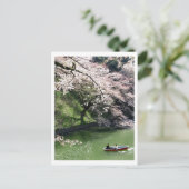 千鳥ヶ淵の舟遊び：東京，日本はがき ポストカード (スタンド正面)