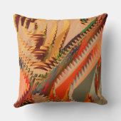 千鳥効果または波効果を伴う色の破損 クッション (裏面)