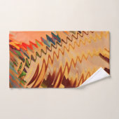 千鳥効果または波効果を伴う色の破損 バスタオルセット (ハンドタオル)