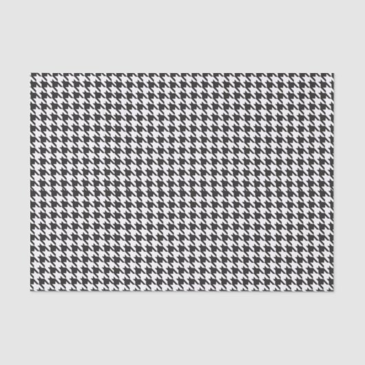 千鳥格子のなティッシュペーパー 薄葉紙 (正面)