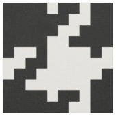 千鳥格子のなピクセル ファブリック (クローズアップ)