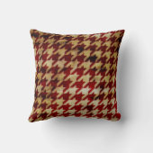 千鳥格子のなヴィンテージ クッション (裏面)