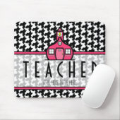 千鳥格子のな先生のマウスパッド- マウスパッド (マウス)