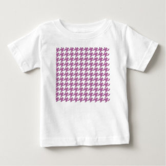 千鳥格子のなbodaciousおよび白い ベビーTシャツ